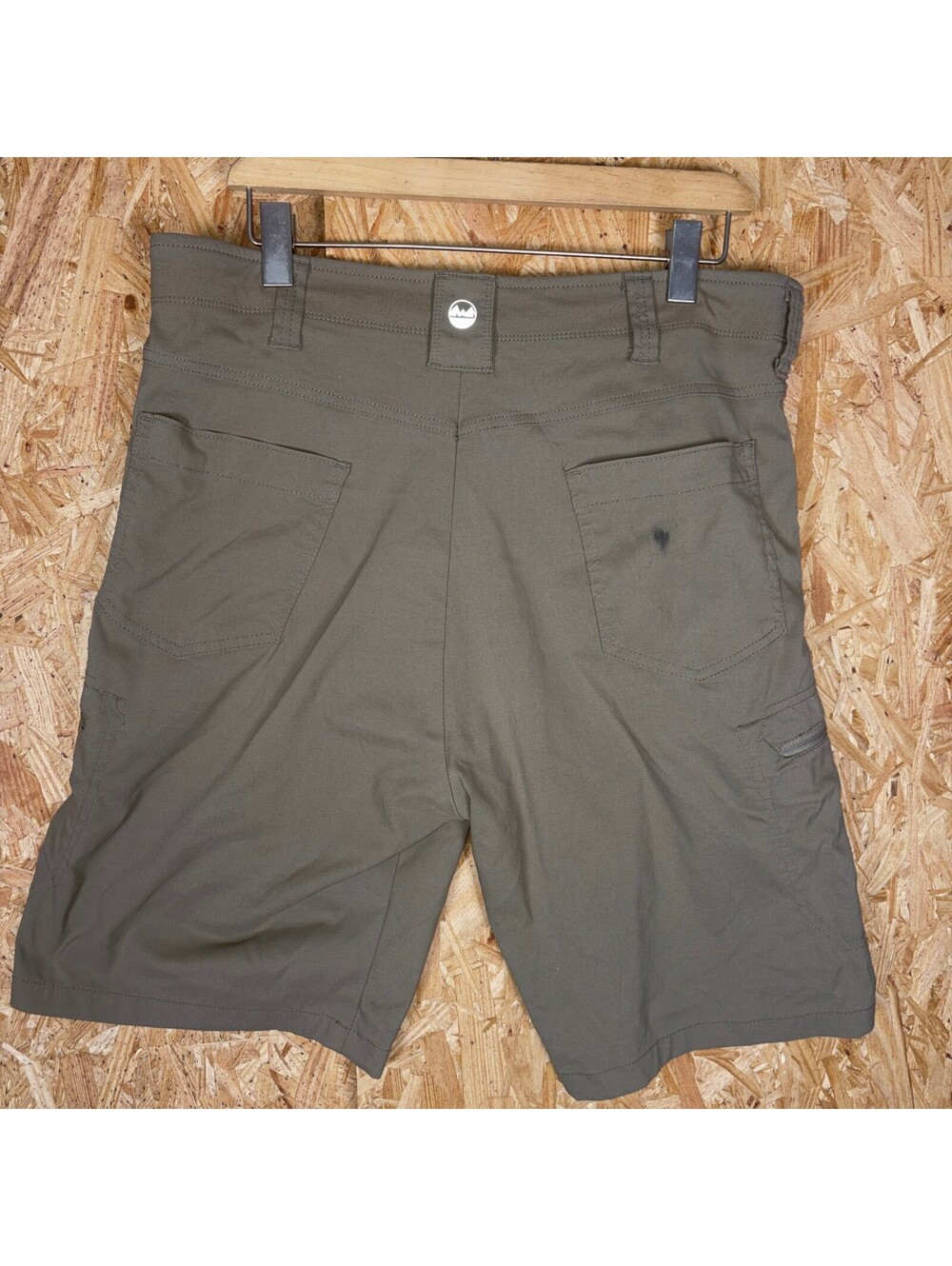 Wrangler Mens 38 Beige Cargo Shorts Used - Picture 4 of 6